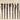 many different wooden wands