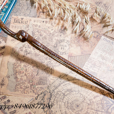 Handicraftviet-Handmade Snake Wand Real Wood, Great gift for Halloween