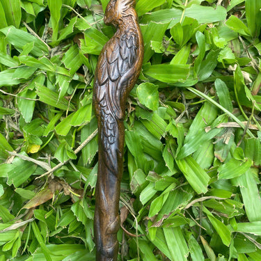 Phoenix Magic Wand – 15" Hand-Carved Cassia Siamea Wood | Unique wand Inspired Collectible